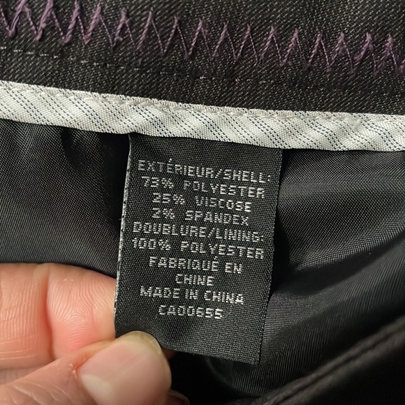 Brown RW & Co. Sarah Pencil Skirt with Ruffle - Picture 8 of 8